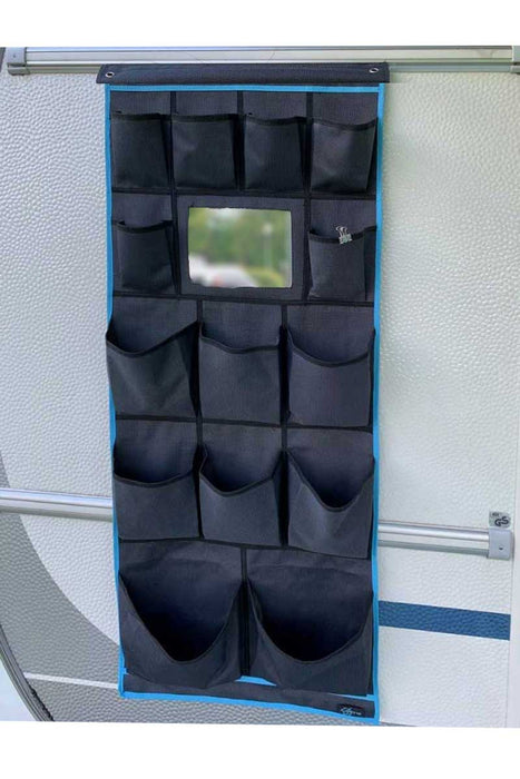 KI-generiertes Bild,Hänge-Organizer Hängeregal 11 Fächer 90x45cm Türregal Schuhregal Hängetasche