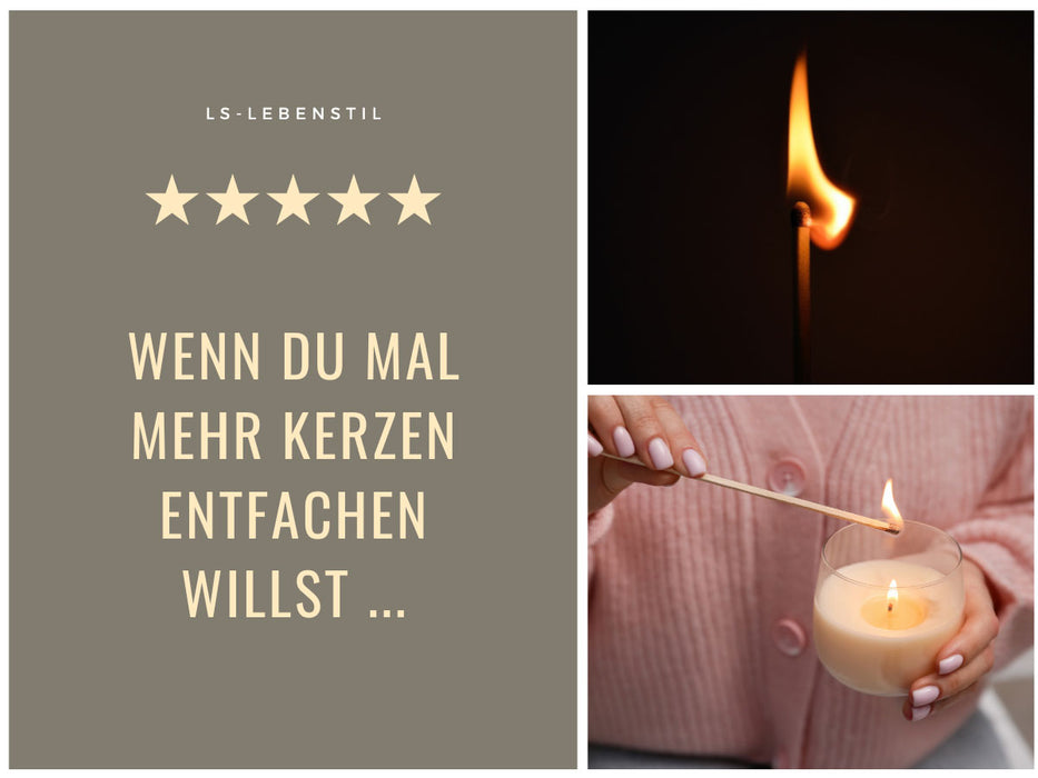KI-generiertes Bild,XXL 120 Streichhölzer 30cm lang 2er-Set Weihnachten Köcher Zündhölzer